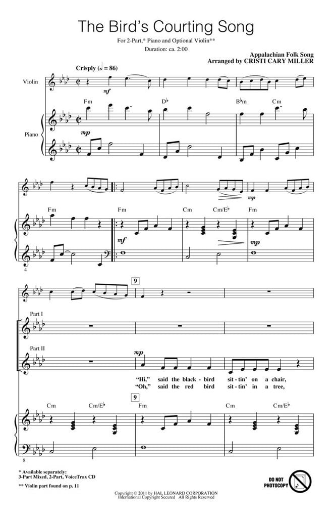 The Bird's Courting Song